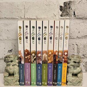 Spice & Wolf Manga Volumes 1–9 Set | English | Yen Press | Light Wear, EUC